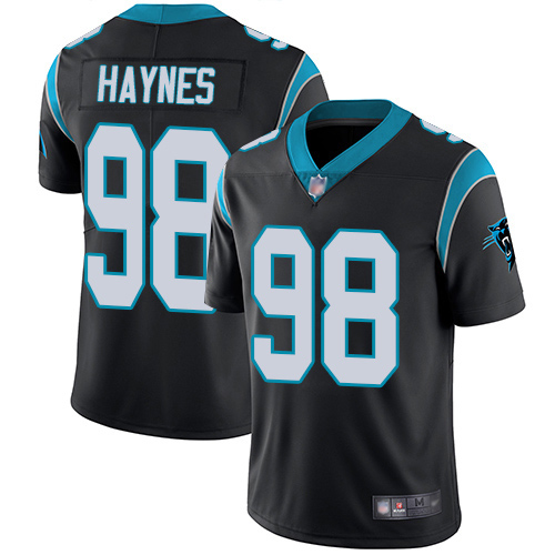 Carolina Panthers Limited Black Youth Marquis Haynes Home Jersey NFL Football 98 Vapor Untouchable